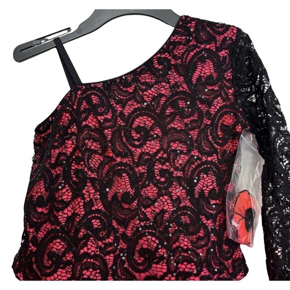 REVOLUTION Dance Costume Dress Leotard Tutu Girls XXLC Black Pink Ballet Tap - Picture 4 of 16